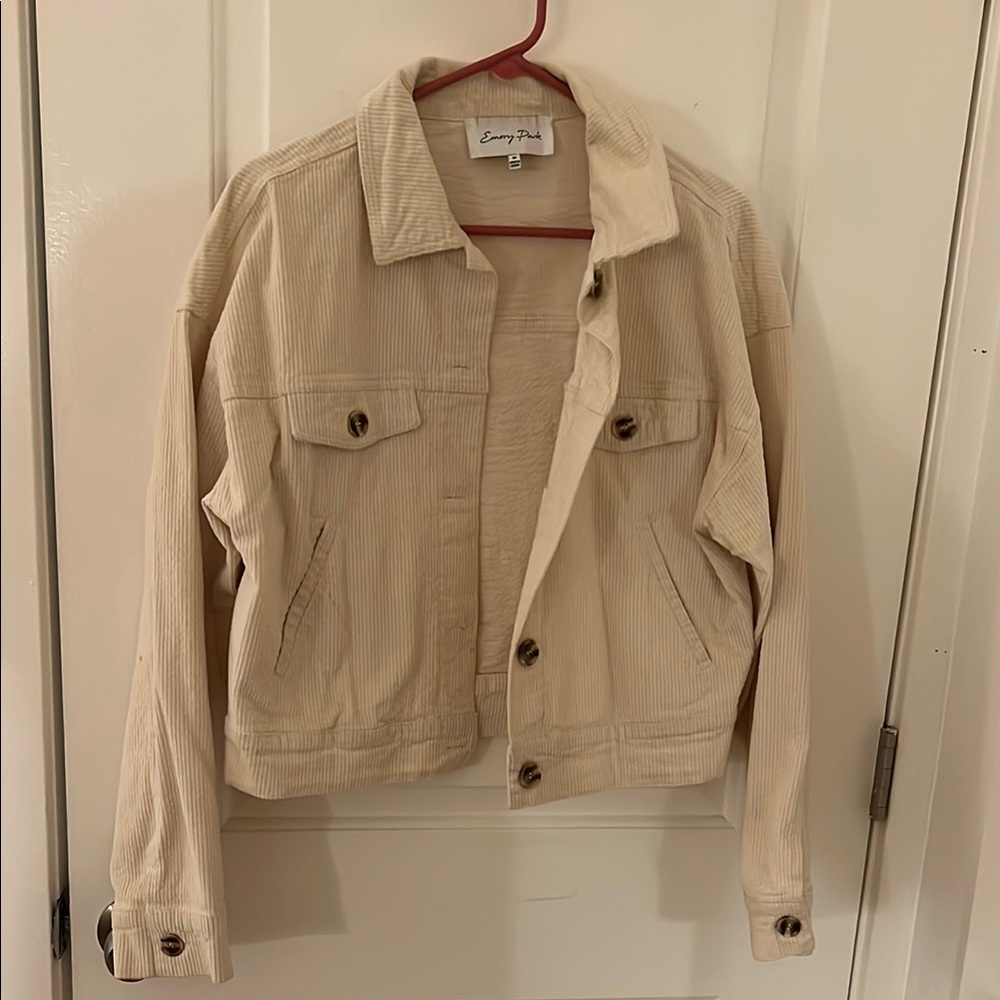 Emory Park Cream Corduroy Jacket
